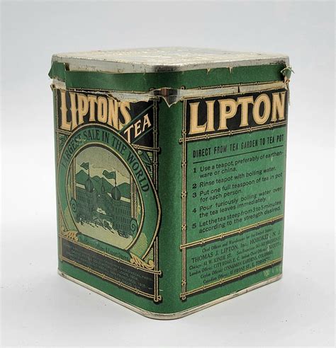 antique lipton tea squares